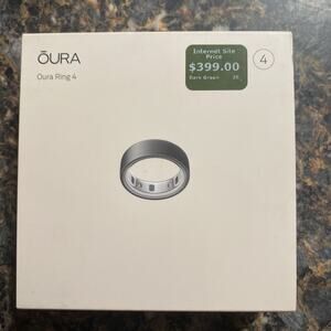New Oura Ring 4 Smart Ring 4th Gen. Size 4 Stealth Activity Tracker